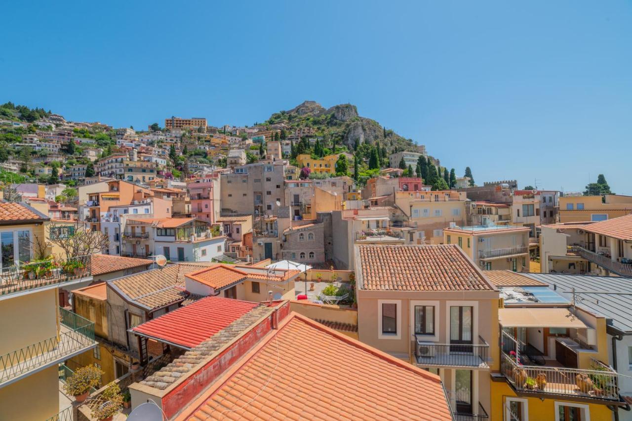 Ottaviano Suite - Elegante Attico Vista Mare Taormina Luaran gambar
